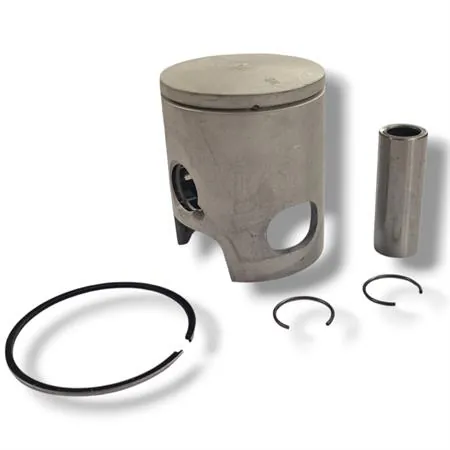 Pistone Malossi MHR selezione A con diametro 40,3 mm e spinotto 12 mm mono fascia rettangolare cromata per gruppi termici Malossi in alluminio Minarelli AM6, ricambio 3412203A0