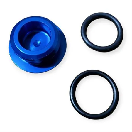 Tappo carico olio M24 X 3 mm anodizzato blu con chiave da 13 mm specifico per KTM, GAS GAS, HUSQVARNA, HUSABERG, VENT e SHERCO, ricambio AV3002B