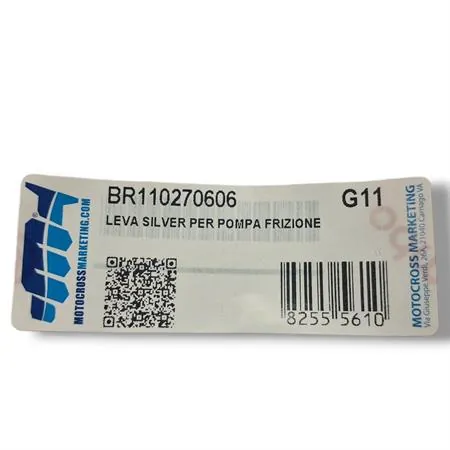 Leva Frizione Idraulica Alluminio Argento BR110270606 per pompe Brembo 10920350/BR920350