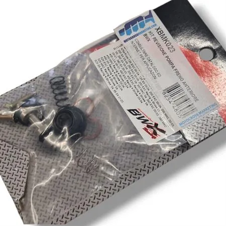 Kit revisione BearingWorx per revisionare la pompa freno anteriore Brembo con pistoncino diametro 11,0 mm montata su KTM 125, 200, 250, 300, 380, 400, 450, 520 e 525 cc 2T e 4T dal 2000 al 2004, ricambio XBMK023