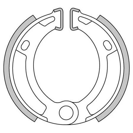 Ganasce freni a tamburo anteriori e posteriori Newfren per ciclomotori vari modelli e marche, ricambio GF0210