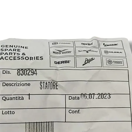 Statore (Piaggio Gilera), ricambio 830294