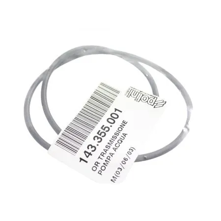 O-ring trasmissione pompa acqua minimoto Polini dalla ruota posteriore alla pompa acqua con dimensioni 142,5 X 3,53 mm, ricambio 143355001