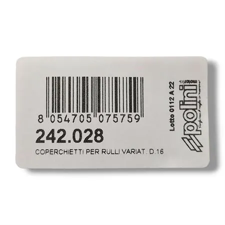 Coperchietti per rullo variatore Polini speed control, ricambio 242028