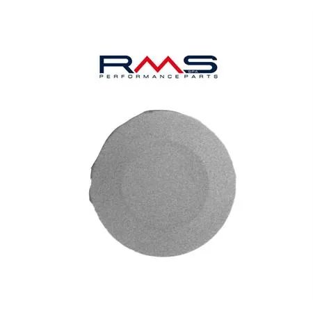 Tappo in gomma RMS di colore grigio per mozzo anteriore Vespa 50-125 Primavera-125 ET3-PK50-125 1° serie, ricambio 121830290