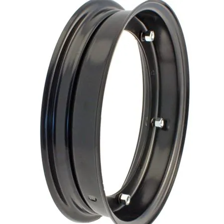 Cerchio Vespa 10 pollici in acciaio di colore nero per Piaggio vespa 50, 125 et3, 125 primavera, PX, PK, LML, vespa old model, ricambio 225000011