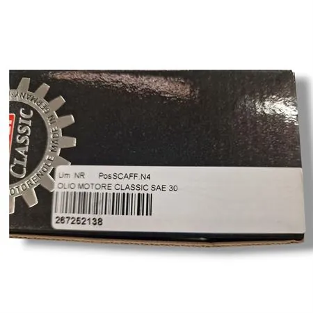 Olio motore LiquiMoly classic sae 30 minerale in flacone da 1 litro per motori 2 e 4 tempi di vecchia concezione tipo Piaggio Vespa e Ape, ricambio 267252138