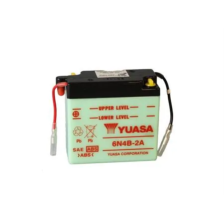 Batteria Yuasa 6N4B-2A, 6 Volt - 4 Ah, ricambio 0600412