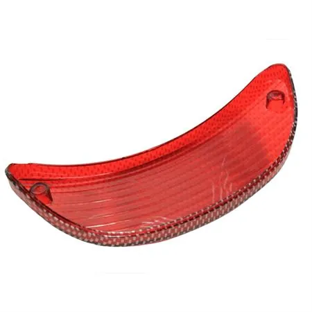 Vetro gemma fanale posteriore stop di colore rosso look carbonio per scooter Peugeot  speedfight, ricambio T206521