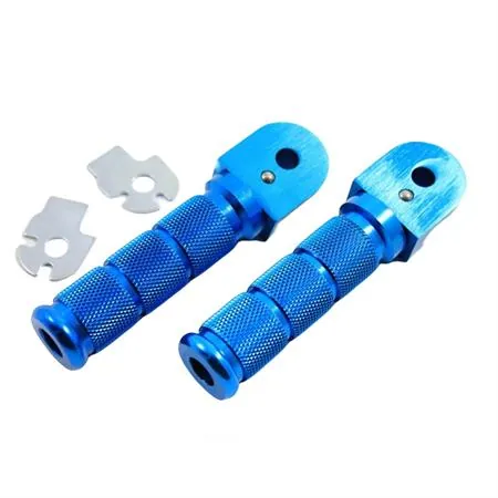 Riposa piedi posteriori alluminio speedfight blu, ricambio T360026