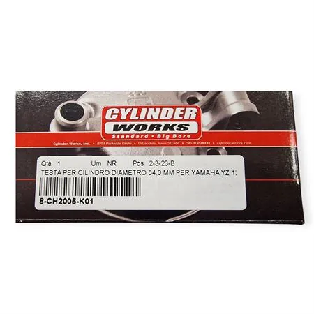 Testa Cylinder Works 8-CH2005-K01 per Yamaha YZ 125 prodotte dal 2005 fino al 2021