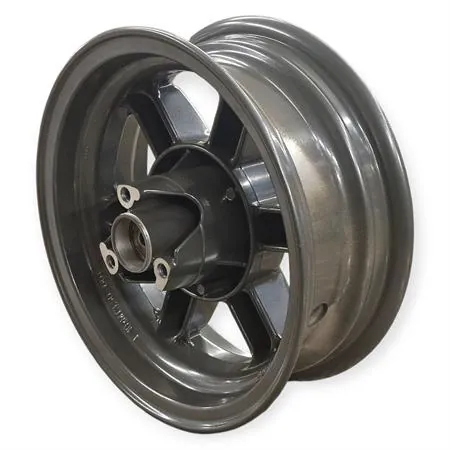 Cerchio anteriore grigio 3 fori originale Yamaha-MBK 4PAF51683000 per MBK Booster Spirit 50cc 1996-1998