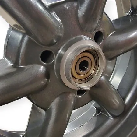 Cerchio anteriore grigio 3 fori originale Yamaha-MBK 4PAF51683000 per MBK Booster Spirit 50cc 1996-1998