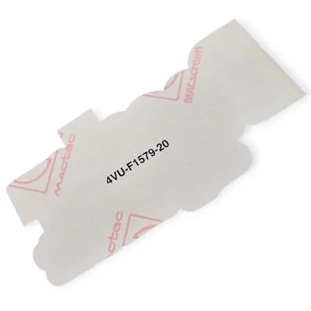 Adesivo originale Yamaha per carena posteriore Mbk Booster Spirit prodotti dal 1996 fino al 1998 di colore viola e rosa metallizzato, ricambio 4VUF15792000